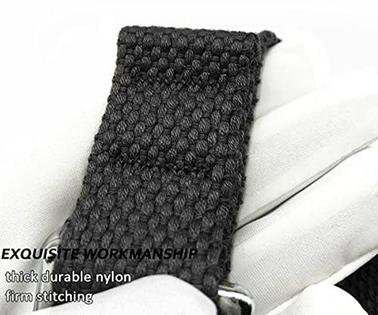 6ft Heavy Duty Tactical Dog Leash, Military Style Thick Cotton Strong K9 Dog Leash for Outdoor Walking Hunting Hiking, Black - color: black
