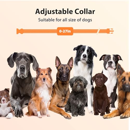PATPET Dog Shock Collar for Medium Dogs- Dog Training Collar with Remote, Shock Collar for Small Dogs 10-100lbs, Rechargeable IPX7 Waterproof with Beep Vibration Shock Modes - color: Pink
