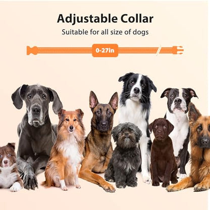 PATPET Dog Shock Collar for Medium Dogs- Dog Training Collar with Remote, Shock Collar for Small Dogs 10-100lbs, Rechargeable IPX7 Waterproof with Beep Vibration Shock Modes - color: Pink