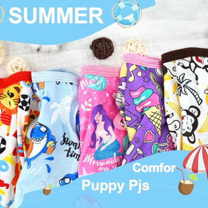 Dog Pjs Dog Pajamas for Small Medium Dogs Summer Cute Dog Clothes Boy Girl Soft Stretchy Doggie Puppy Clothes Cat Pet Jammies Outfit (X-Large) - color: Blue, size: X-Large