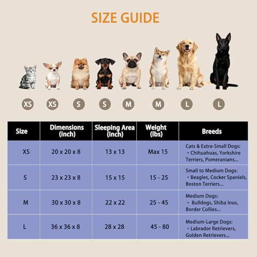 Calming Donut Dog Beds for Small Dogs Cats - Washable Removable Cover Non-Slip Bottom, Round Pet Bed Puppy Bed Warming Fluffy Faux Fur Anti-Anxiety, Fits up to 25 lbs (Blush, 23") - color: Blush, size: 23"L x 23"W x 8"Th