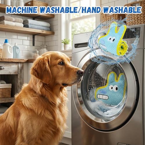 WUGO Dog Interactive Puzzle Toys Dog Toy Plushie Enrichment Crinkle Paper Crinkle Snuffle Treat Dispensing Smart Pet Toys Puppy Fun to Keep Them Busy