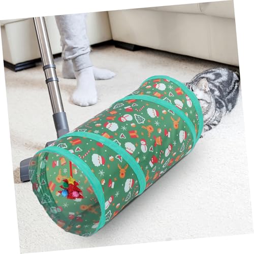 GALPADA Foldable Cat Tunnel Cube Interactive Pet Tunnel Toy for Cats and Kittens Playhouse for Indoor and Outdoor Fun Engaging Hideout and Resting