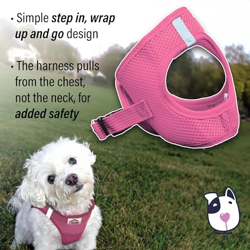 American River Ultra Choke-Free Mesh Dog Harness - Candy Pink XS - color: Candy Pink, size: X-Small