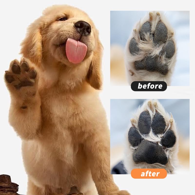 2-in-1 Pet Paw Cleaning Kit: No-Rinse Foam Cleaner & Pet Wipe Gloves, Foam Paw Scrubber for Dogs and Cats - Suitable for Small, Medium, Large Breeds, Puppies & Kittens with Dirty Paws - size: 2in1 kit