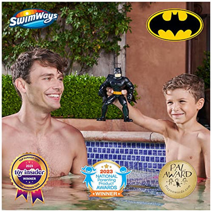 SwimWays DC Batman Floatin' Figures, Swimming Pool Accessories & Kids Pool Toys, Batman Party Supplies & Water Toys for Kids Aged 3 & Up - color: Batman Floating Figure