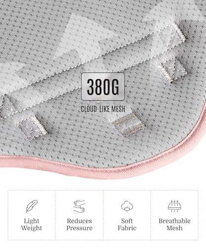 2026 New Edition, Fei & Eve Classic Dog Harness - Quick-Release Buckles | 3-Point No-Pull Control | Heavy-Duty 900D Nylon | Dual Safety Handles | Breathable Mesh | Adjustable Fit | X-Large, Pink - color: Pink, size: XL