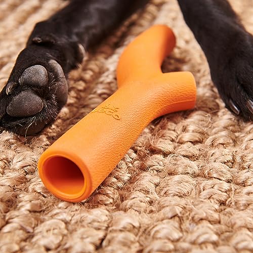Beco Dog Toy - Natural Rubber Super Stick, Fetch Chew Toy for Dogs - Yellow - color: Yellow
