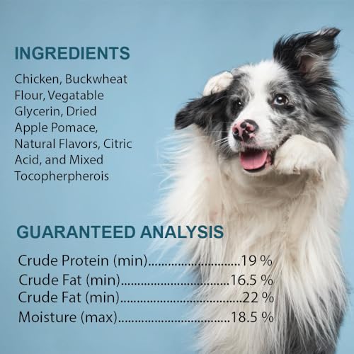 Soft & Chewy Training Treats for Dogs, Bite Size Reward Treats for Training & Positive Reinforcement, Grain Free Treats Made with Real Chicken, Flame Roasted Chicken Flavor, 12 Pack (4 oz Each) - size: 4 Ounce (Pack of 12)
