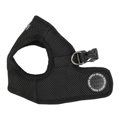 Puppia Soft Vest Dog Harness - Black - Medium - color: Black, size: Medium