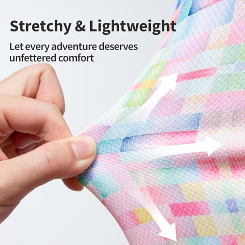 Dog Shirt, Cooling Vest Lightweight Breathable, Dog T-Shirts All-Season Sun Protection Quick Dry Soft Stretchy Reflective Tank Top - Small Medium Large Dogs (Candy Patch, Medium) - color: Candy Patch, size: Medium (24-35lbs)