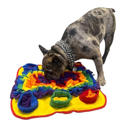 Interactive Dog Snuffle Mat for Mental Stimulation and Enrichment for Dogs Pigs Rabbits Cats and Other Pets