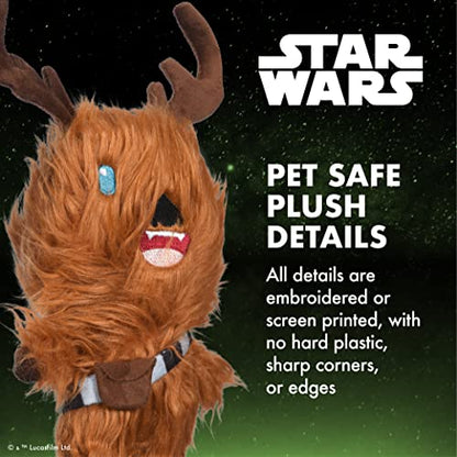 STAR WARS for Pets Dog Toy Chewbacca Reindeer Squeaky Dog Chew Toy | Soft Plush Dog Toy, Squeaky Dog Toy | Holiday Dog Toy Plush Toys, Chewbacca Dog Toy | Small Dog Toy 6 Inch (FF24146) - color: Chewbacca Reindeer '22, size: 6 Inch