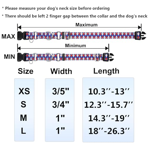Reflective Martingale Dog Collar with Buckle Soft Nylon Geometric Patterns Pet Collars for Medium Dogs (Argyle, M) - color: Argyle, size: Medium