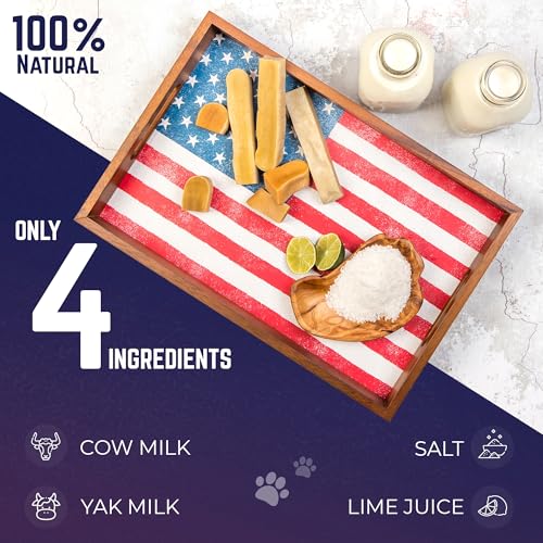 Devil Dog Pet Co. Himalayan Yak Cheese Dog Chews for Small to Medium Breeds & Aggressive Chewers - Long Lasting, Rawhide Free, High Protein - Cleaner Teeth, Anxiety & Boredom Relief - 4 Pack - style: Small - 4 Pack