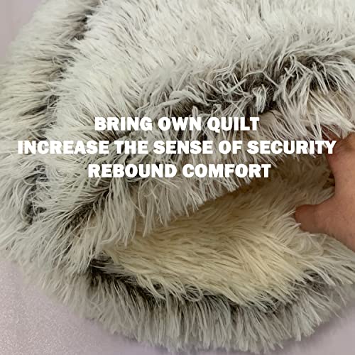 Ferret Bed Cave Bed and Hideout，Ferret Hideaway Bed Accessories for Cage(Brown) - color: Coffe