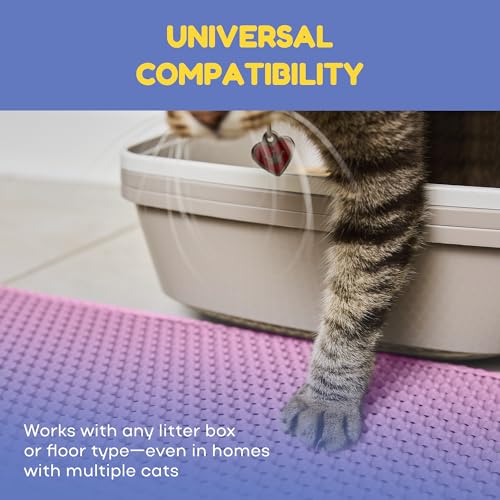 Cat Litter Mat. Easy to Clean, Waterproof, Urine-Proof