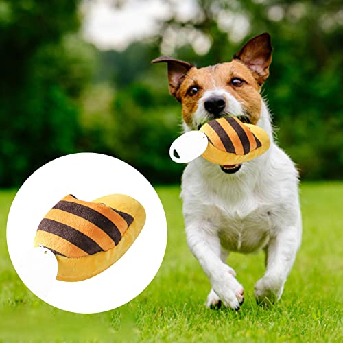 Puppy Chew Toys, Stuffed Interactive Funny Dog Toy for Aggressive Chewers,Soft Heavy Duty Cute Dog Toys to Keep Them Busy for Home Playing Small Medium Breeds Anxiety Relief Puppy Teething Indoor - color: Yellow