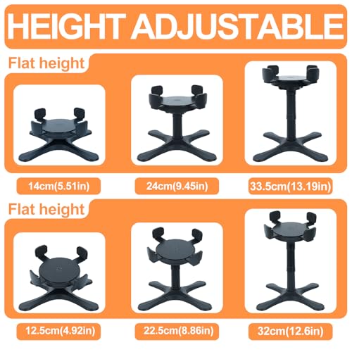 Adjustable Dog Bowl Stand Raised Bowl with 3 Heights Tilted Feeding Stand Elevated Stand for Dog Bowls Adjusts to 5.5",9.45",13.2" Non-Slip for Small Medium Large Dogs - color: Dog Bowls