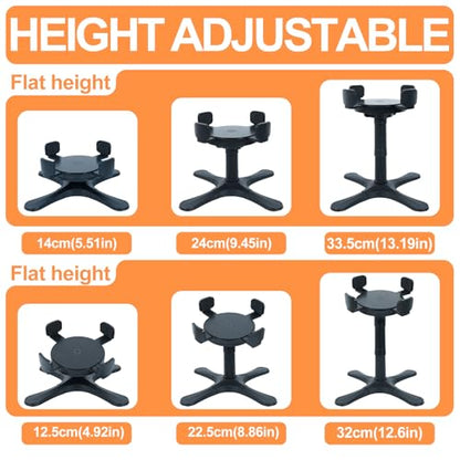 Adjustable Dog Bowl Stand Raised Bowl with 3 Heights Tilted Feeding Stand Elevated Stand for Dog Bowls Adjusts to 5.5",9.45",13.2" Non-Slip for Small Medium Large Dogs - color: Dog Bowls