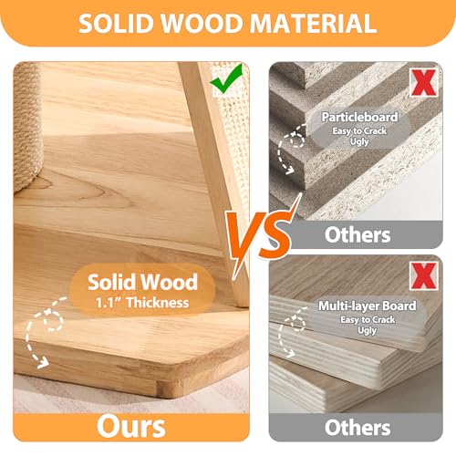 HITTITE Solid Wood Cat Tree Tower, Cat Scratching Post with Bed, 27" Small Flower Cat Tree, Compact Cat Tower with Scratching Pad and Cat Bed, Mushroom Modern Cat Tower for Indoor Cats Large Adult. - color: Flower Cat Bed