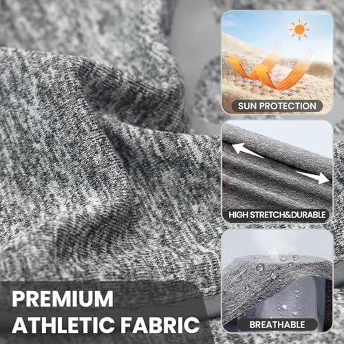 PETCARE Sun Protection Dog Shirts for Small Dogs Quick Dry Soft Stretchy Dog T-Shirts with Reflective Label Tank Top Sleeveless Vest Pet Clothes, Athletic Fabric, Grey, XL (Chest 22" Length 17.7") - color: Grey, size: XL ( Suggest 17-24 lbs)