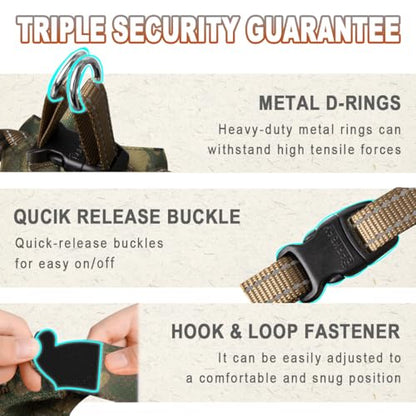 Dog Harness Step in Dog Vest Harness, Reflective Adjustable Puppy No Pull Harness Breathable Soft for Small and Medium Dogs Cats, Camo, XS - color: Camo, size: X-Small