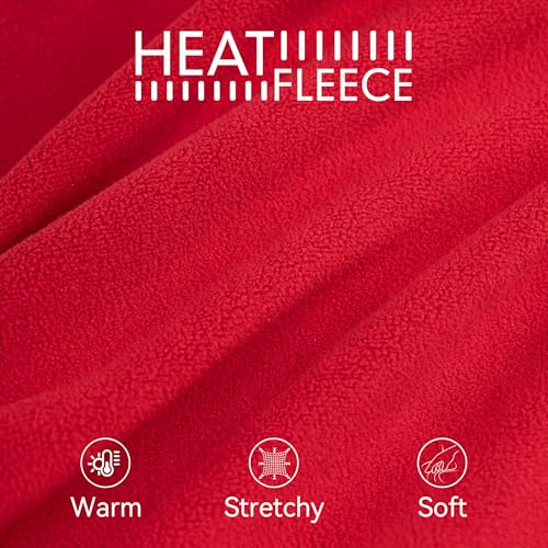 cyeollo XXL Dog Sweater, Fleece Doggy Sweaters Stretchy Turtleneck Doggie Sweatshirt Soft Warm Winter Coat Fall Autumn Pet Clothes for Large Dogs Girl, Red 2XL - color: Red, size: XX-Large