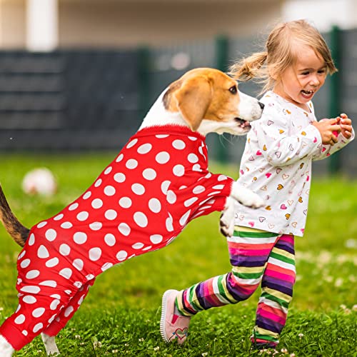 3 Pieces Dog Pajamas Puppy Soft Pets Clothes Dog Jumpsuit for Small Medium Large Pets Cute Apparel Bodysuits for Girl and Boy, 3 Styles(L Fits 7.7-9.9 lbs) - size: L Fits 7.7-9.9 lbs