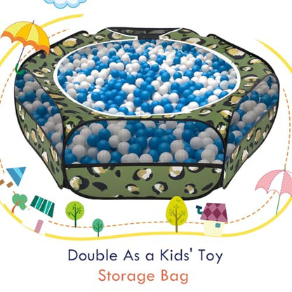Pawaboo Small Animals Playpen, Waterproof Small Pet Cage Tent with Zippered Cover, Portable Outdoor Yard Fence with 3 Metal Rod for Chick/Kitten/Puppy/Guinea Pig/Rabbits/Hamster, Leopard Print - color: T-Leopard Print