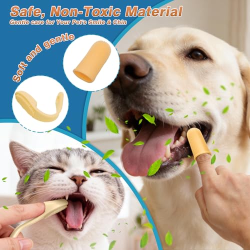 7PCS Dog Bath Brush | Pet Grooming Gloves | Storage Bag | Soothing Massage Rubber Comb with Adjustable Ring Handle | Pet Bathing For Dogs and Cats (Lavender Purple) - color: Lavender Purple