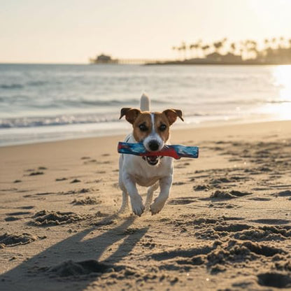 Ruff Dawg Fetch Twig Dog Toy – Durable Rubber Stick Alternative with Treat Slot – Floats, Bendable & Gentle on Teeth – Made in USA – Assorted Colors