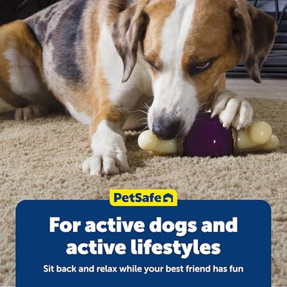 PetSafe Busy Buddy Bouncy Bone, Treat Holding Dog Toy, Large, Best for Dogs Over 75 Lb. - size: Large, style: 3-in-1 Slow Feeder Toy