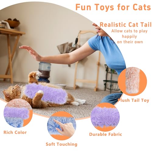 3 Pack Catnip Soft Durable Cat Pillows, Rich Color Catnip Indoor Interactive Cat Kicker, Companion Toys for Cats (Purple Set) - color: Purple+Blue+Pink