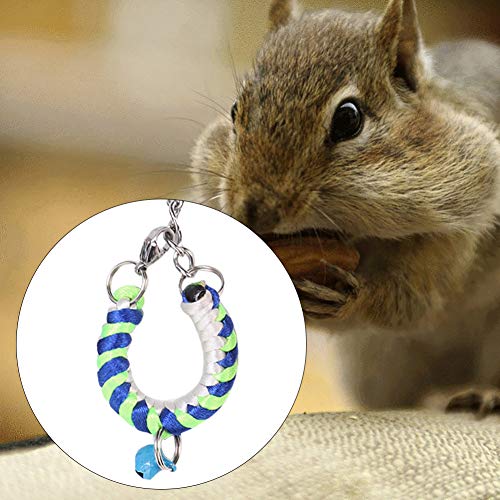 Adjustable Soft Nylon Leather Pet Collar, Small Pet Collar for Cats and Tiny Dogs, Comfortable No - Harm Neck Strap with Custom Fit for Daily Wear and Photos (Blue Green) - color: Blue Green