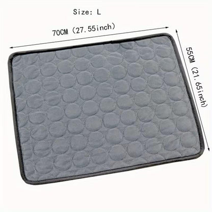 1pcs Dog Bed Cover Pet Blanket for Furniture Bed Couch Sofa Reversible, Breathable, Washable Pet Blankets, Dog Cooling Mat, Dark Grey, 70 * 55cm - color: Dark Grey, size: 70*55cm