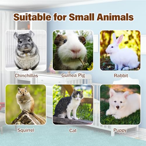BWOGUE Bunny Tunnel Bed, 2-in-1 Collapsible Tunnel Tubes Toys with Removable Mat Hideout for Cats Kittens Rabbits Guinea Pigs Kitty (Coffee) - color: Coffee