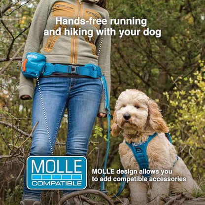 Kurgo RSG Active Utility Belt - Adjustable Adventure Dog Belt - MOLLE-Compatible - Reflective Trim - Lightweight, Comfortable Fit - Hands-Free - style: Waist Belt