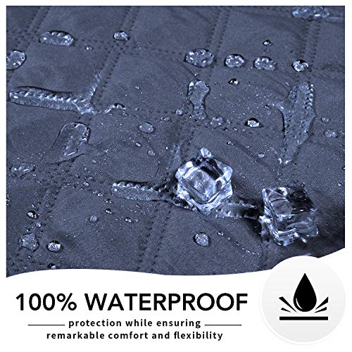 Easy-Going 100% Waterproof Dog Bed Cover, Non-Slip Pet Blanket for Furniture, Washable Couch Cover, Repleasement Sofa Cover (52x82 in,Navy) - color: Navy, size: 52x82 in