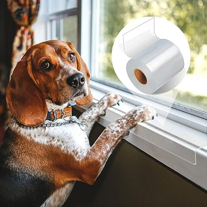 Window Sill Protector, Anti Scratch Furniture Protector, Clear Pet Window Sill Protector from Cats Dog Claws Scratching