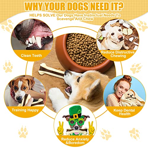 Sosation 3 Pack Chew Toys for Aggressive Chewers, Bone Toys Nylon Beef Flavor Dog Teething Toys for Large/Medium/Small Puppies Breeds(Small, Curved Bone) - size: Small, style: Curved Bone
