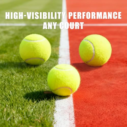 PoyPet 16-Pack Tennis Balls Bulk for Practice,Training and Beginners | Ideal for Dog Fetch,Chew and Play - color: Yellow