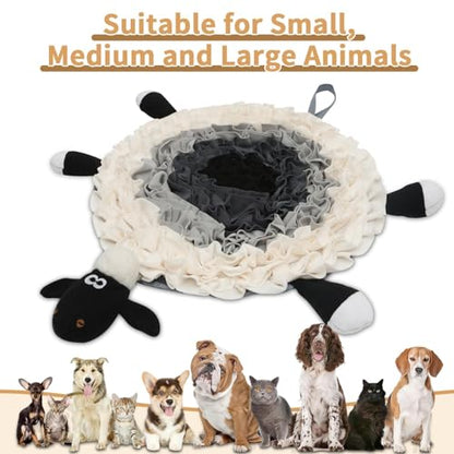 Snuffle Mat for Dogs - Interactive Feeding & Smell Training Toy, Puzzle Slow Feeder for Large, Medium & Small Dogs, Keeps Them Busy, Fun Treat Dispenser & Enrichment Toy