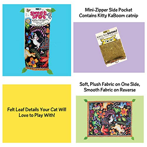 FUZZU Sweet Spot Kitty Carpet with Catnip (Summer's Dream) - style: Summer's Dream