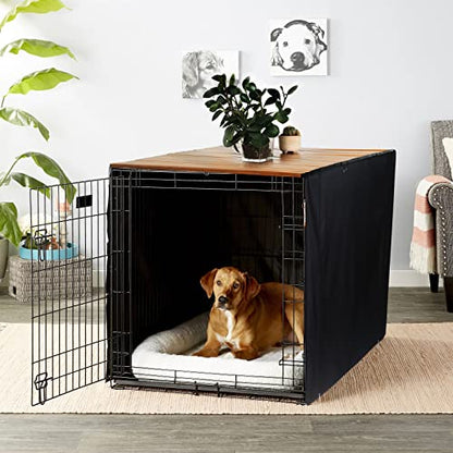 Pet Crate Table Topper – Foldable Wire Dog Kennel Topper Custom Pet Crate Table (L, for 42 inch Crate)