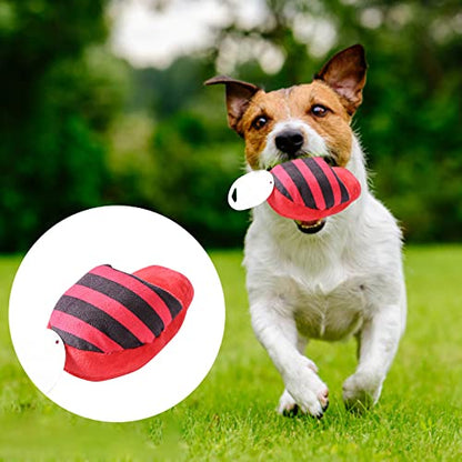 Puppy Chew Toys, Stuffed Interactive Funny Dog Toy for Aggressive Chewers,Soft Heavy Duty Cute Dog Toys to Keep Them Busy for Home Playing Small Medium Breeds Anxiety Relief Puppy Teething Indoor - color: Red