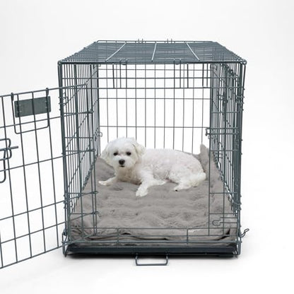 Paw Inspired Waterproof Dog Blanket, Soft Faux Fur Throw with Fur-Resistant Fleece, Washable Pet Blanket, Waterproof Protection for Couch, Bed, Furniture, Crate, Car (40x30, Gray) - color: Gray, size: 40x30"