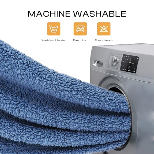 Luciphia Premium Fleece Dog Puppy Blanket Soft Pet Sherpa Calming Cat Blankets Throw for Small Medium Dog Cat(Haze Blue,41x31 inches) - color: Haze Blue, size: 41x31 inches