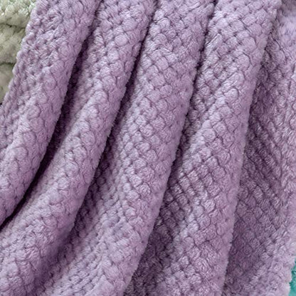 Iris Warm Soft Fuzzy Dog, Cat, Pet Blanket - Plush Fleece Throws for Bed, Couch, Sofa, Travel (S/24" x 32") - color: Iris, size: S/24" x 32"