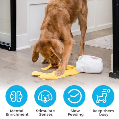 Dog Toys Plush with Squeaky & Treat Hiding Features - Mental Stimulation Enrichment Toy for Large Breed Dogs - Machine Washable Slow Feeder to Keep Dogs Busy，Take Out Box - color: Take Out Box -1
